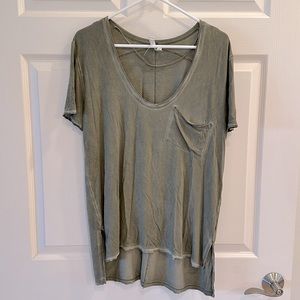 NWOT Free People we the free pocket shirt